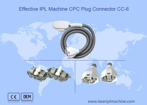 Bom preço A remoção IPL do cabelo do laser do diodo faz à máquina o conector da tomada do CPC on-line