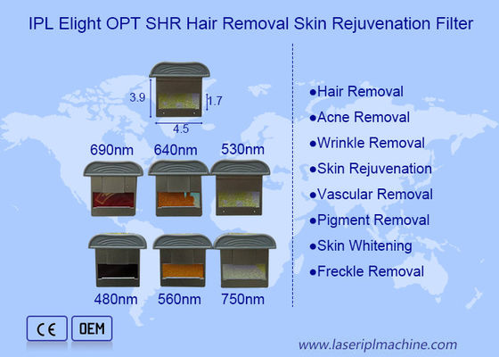 Bom preço faixas das peças sobresselentes da máquina de 430-1000nm IPL as várias filtram on-line