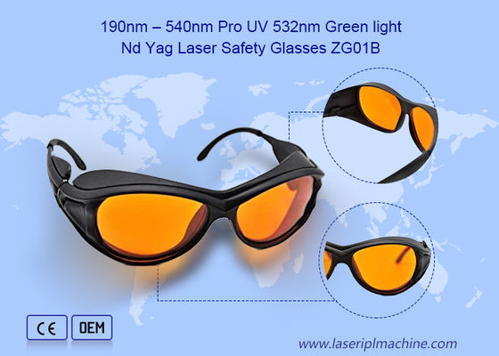 Bom preço 190nm 540nm CE OD4 Nd YAG Pro UV 532nm 1064nm Ipl Óculos de Laser on-line