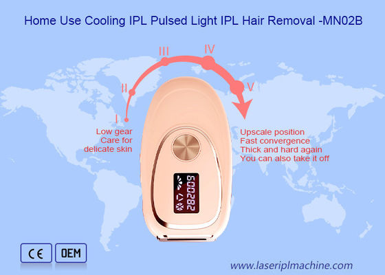 Bom preço Máquina profissional da remoção do cabelo do GV Ipl da cabeça cambiável do sistema de refrigeração da casa on-line