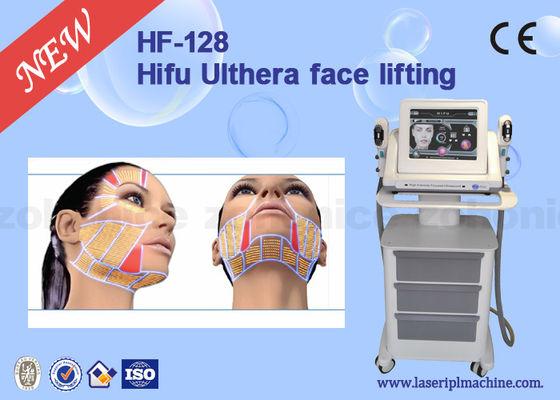 Bom preço máquina vertical de 4Mhz/7Mhz 3D HIFU para a remoção facial do enrugamento/sarda/acne on-line