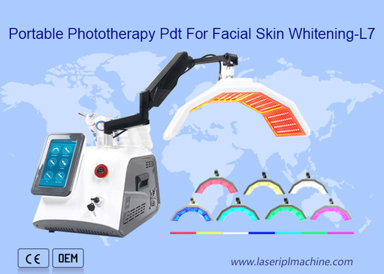 Phototherapy portátil Pdt conduziu a máquina leve da terapia para a beleza facial do alvejante da pele