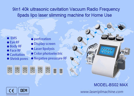 Bom preço Cavitação múltipla Rf do uso da clínica do emagrecimento do corpo de levantamento da pele da máquina da lipólise do laser on-line