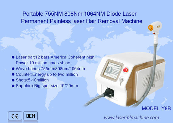 Bom preço Máquina portátil 808nm da beleza da remoção do cabelo do laser do diodo do poder superior on-line